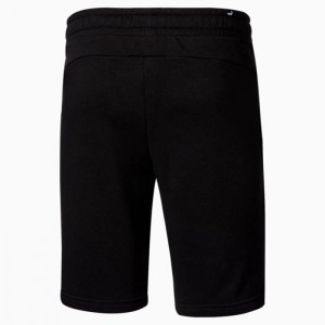 Short Puma Essentials Sweat Hombre Negros | 57923-GSPK
