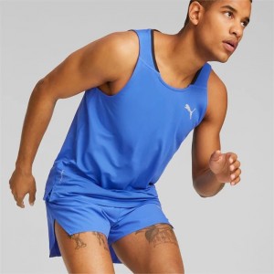 Short Puma RUN ULTRAWEAVE 3" Running Shorts Hombre Azul Rey Azules | 90852-NTIS