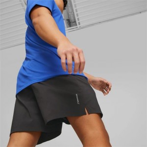 Short Puma Run Favourite Velocity 7'' Running Hombre Negros | 29156-PVYX