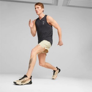 Short Puma SEASONS Lightweight 5" Woven Trail Running Hombre Granola | 96324-IEMJ