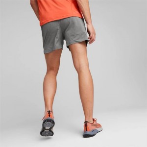 Short Puma SEASONS Lightweight 5" Woven Trail Running Hombre Negros | 68945-EOWQ