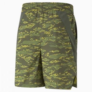 Short Puma Train Concept 7" Woven Hombre Verdes | 73598-QHJT