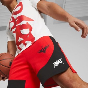Short Puma x MELO Dime Hombre Rojos | 74321-HQDJ