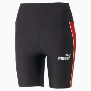 Short Puma x Scuderia Ferrari x June Ambrose Motorsport Bike Mujer Rosso Corsa | 31790-WIMG