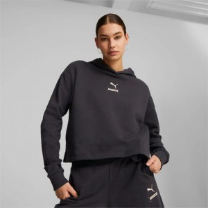 Sudadera con Capucha Puma Better Mujer Negros | 20163-LQKV