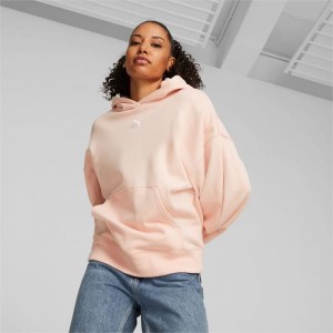 Sudadera con Capucha Puma Classics Oversized Mujer Rosas | 16873-HDGR
