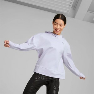 Sudadera con Capucha Puma Cloudspun Training Mujer Lavanda | 61295-IACG