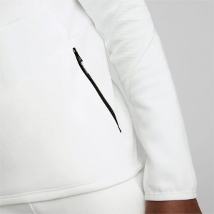 Sudadera con Capucha Puma EVOSTRIPE Hombre Blancos | 53027-DHWB