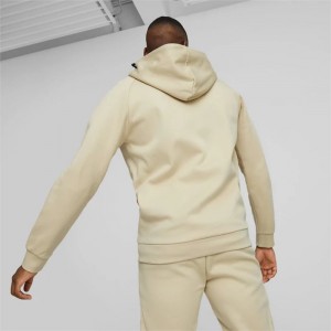 Sudadera con Capucha Puma PUMATECH's Full-Zip Hombre Granola | 17562-PMYF