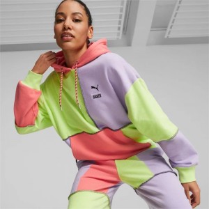 Sudadera con Capucha Puma PUMA x THE RAGGED PRIEST Mujer Lily Pad | 40789-PVAI