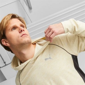 Sudadera con Capucha Puma Train CLOUDSPUN Training Hombre Granola Heather | 27395-ENCV