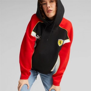 Sudadera con Capucha Puma x Scuderia Ferrari x June Ambrose Motorsport Mujer Rosso Corsa | 78152-ERKN