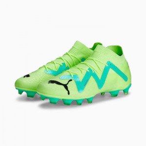 Tacos de Futbol Puma FUTURE Pro FG/AG Hombre Amarillos Negros | 96831-GNBU