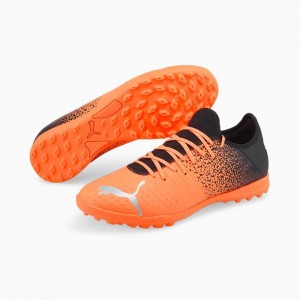 Tacos de Futbol Puma FUTURE Z 4.3 TT's Hombre Naranjas Plateados Negros | 04398-ZRPL
