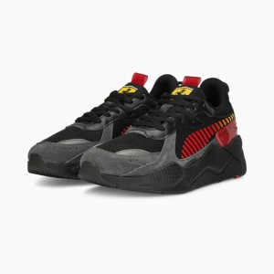 Tenis Automovilismo Puma Scuderia Ferrari RS-X Mujer Negros | 98215-WFVX
