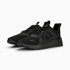 Tenis Puma Anzarun 2.0 Hombre Negros Grises | 65739-DJKB