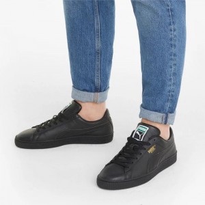 Tenis Puma Basket Classic XXI Hombre Negros Negros | 87915-XHKM