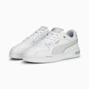 Tenis Puma CA Pro Glitch Hombre Blancos Blancos Grises | 16524-AMWO