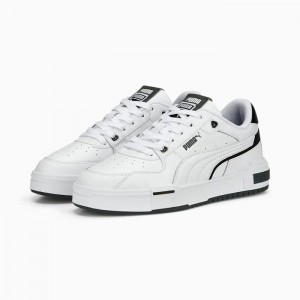 Tenis Puma CA Pro Glitch Leather Mujer Blancos Negros Grises | 90435-GOWH