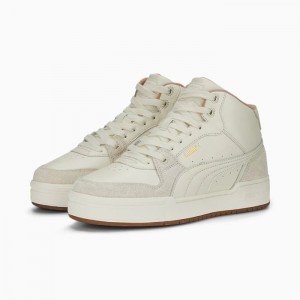 Tenis Puma CA Pro Mid Hombre Blancos | 25406-PJGX