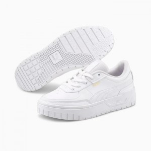 Tenis Puma Cali Dream Leather Mujer Blancos | 10362-MIPV