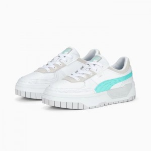 Tenis Puma Cali Dream Mujer Blancos Grises Verde Menta | 84690-JOWH