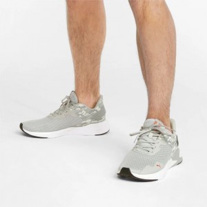 Tenis Training Puma Disperse XT 2 Outdoor Camo Hombre Blancos Rosas | 92605-ILEW