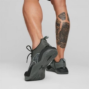Tenis Training Puma Fuse 2.0 Tiger Camo Hombre Negros Grises Oscuro Grises | 54183-PBUX