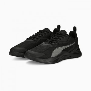 Tenis Training Puma Infusion Mujer Negros Grises Oscuro | 68923-ZQYH