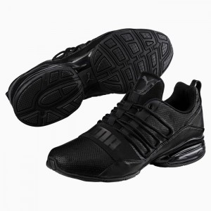 Tenis para Correr Puma Cell Pro Limit Hombre Negros Grises Oscuro | 81740-DRZG