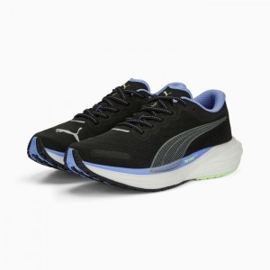 Tenis para Correr Puma Deviate NITRO 2 Mujer Negros Morados | 92740-VZFG