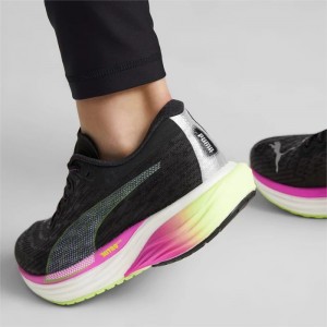 Tenis para Correr Puma Deviate NITRO 2 Mujer Negros Morados | 24657-CQNL