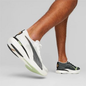 Tenis para Correr Puma Deviate Nitro Elite 2 Run 75 Hombre Negros Blancos | 12937-FHAO