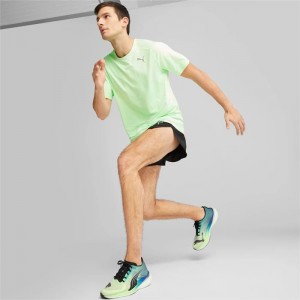 Tenis para Correr Puma Deviate Nitro Elite 2 Hombre Verdes Claro Azul Rey Azules Negros | 90853-ATFU