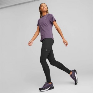 Tenis para Correr Puma Fast-Trac NITRO Mujer Morados Grises Negros | 05247-OSAQ