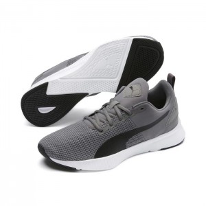 Tenis para Correr Puma Flyer Hombre Grises Negros | 76529-XIDL