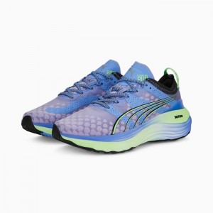 Tenis para Correr Puma ForeverRun NITRO Mujer Morados Verdes Claro | 93124-ASON