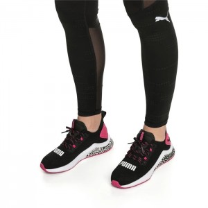 Tenis para Correr Puma HYBRID NX Mujer Negros Fucsia Morados | 31509-SBWV