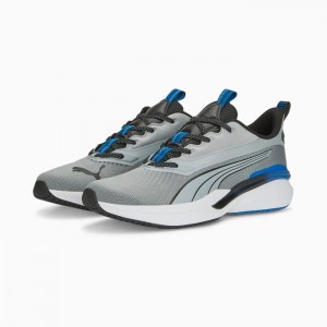 Tenis para Correr Puma Hyperdrive ProFoam SPEED Hombre Grises Azul Rey Blancos | 74523-SQFW