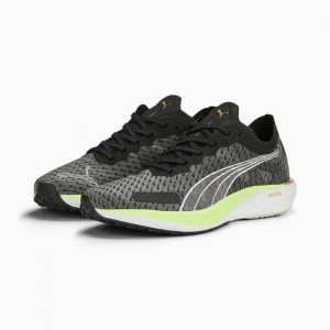 Tenis para Correr Puma Liberate NITRO 2 Run 75 Mujer Negros Blancos Amarillos | 73658-EGNA