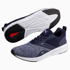 Tenis para Correr Puma NRGY Comet Mujer Azul Marino Blancos | 68572-RPKY