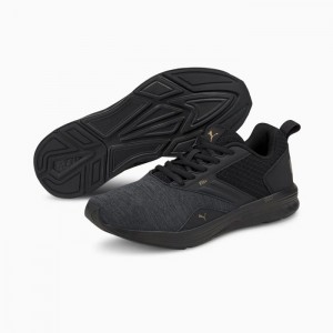 Tenis para Correr Puma NRGY Comet Mujer Negros Dorados | 43098-RESB