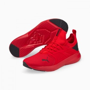 Tenis para Correr Puma Softride Fly Hombre Rojos Negros | 95860-GXPS