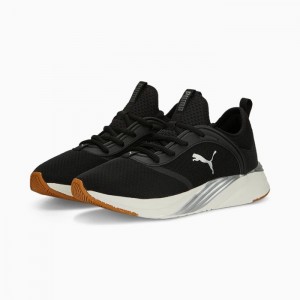 Tenis para Correr Puma Softride Ruby Better Mujer Negros Blancos Plateados | 81756-JWZQ