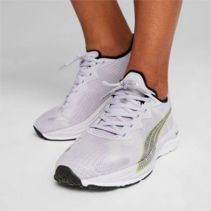 Tenis para Correr Puma Velocity NITRO 2 Fade Mujer Lavanda Negros Verdes Claro | 76408-NHQE