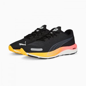 Tenis para Correr Puma Velocity Nitro 2 Hombre Negros | 35798-QURZ